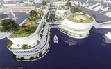 Chùm ảnh dự án thành phố nổi chống chọi với sóng thần ở Nhật