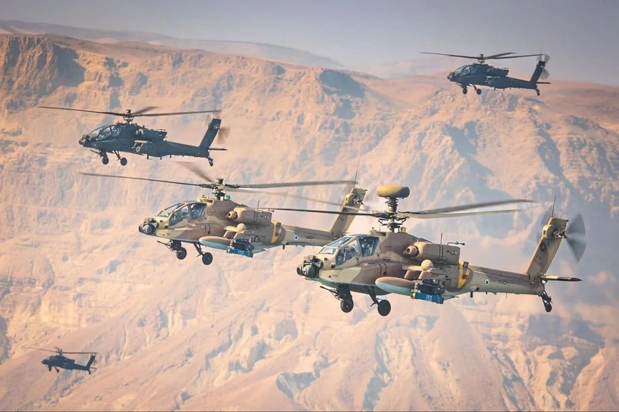 Trực thăng Apache Mỹ mạnh vượt trội nhờ tên lửa Spike NLOS Israel