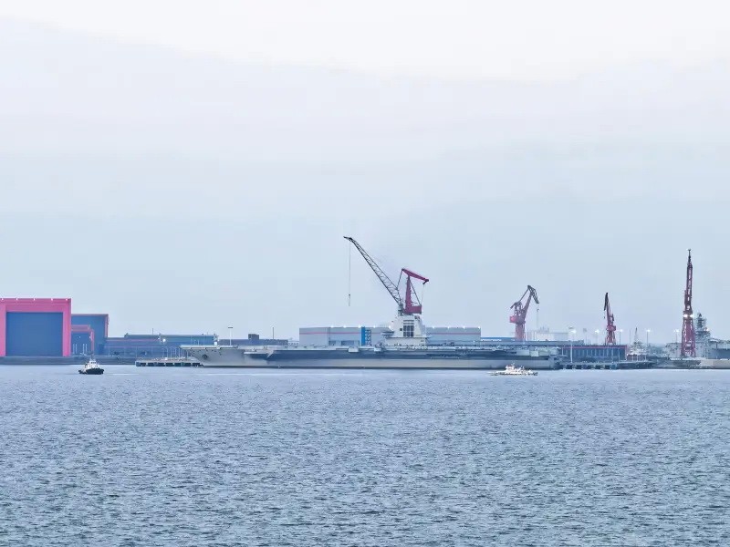 Mỹ lo ngại khi Trung Quốc bắt đầu chạy thử tàu sân bay Phúc Kiến