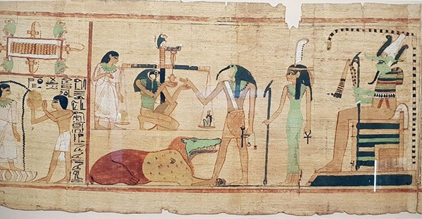 Hình ảnh mô tả trong cuốn sách Books of the Dead (Bảo tàng Ai Cập).