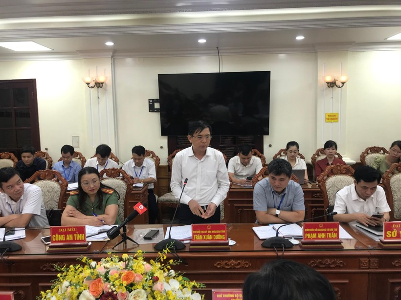 Thứ trưởng Nguyễn Hữu Độ: Cần kiểm soát tốt tình hình quá trình tổ chức thi tốt nghiệp THPT ảnh 6
