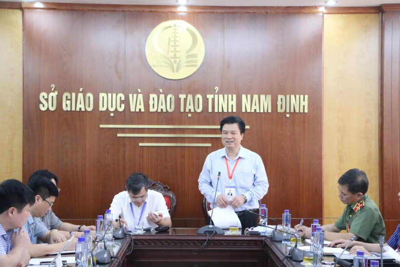 Thứ trưởng Nguyễn Hữu Độ: Nam Định cần chú trọng bảo đảm an ninh, an toàn trường thi ảnh 3
