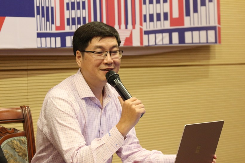 Nguyễn Ngọc Trung, Phó hiệu trưởng Trường ĐH Sư phạm TPHCM chia sẻ phương hướng kỳ thi đánh giá năng lực chuyên biệt từ năm 2025. (Ảnh: HCMUE).