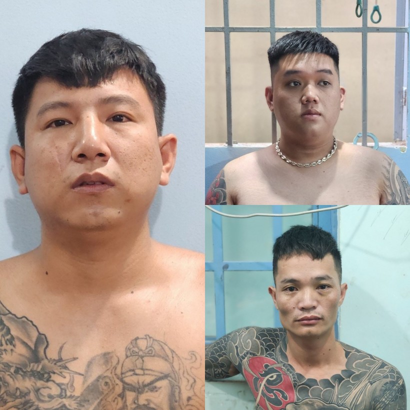 3 nghi phạm trong vụ giết người ở Đà Nẵng. Ảnh: Công an