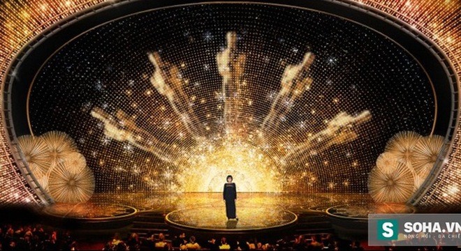 Toàn cảnh sân khấu lấp lánh của lễ trao giải Oscar trước giờ G