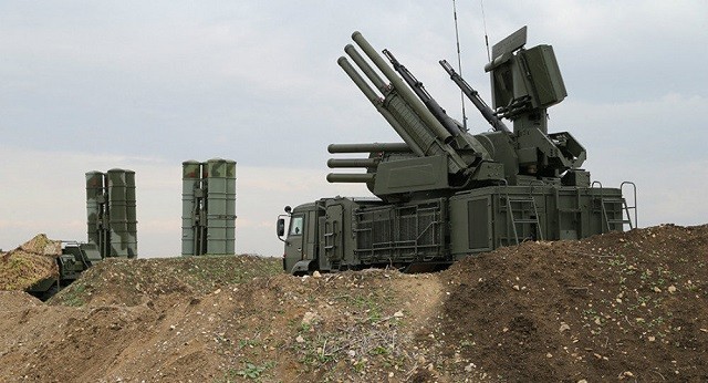 Hệ thống Pantsir-S1 tại căn cứ của Nga ở Syria