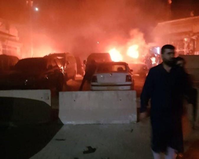 Vụ nổ bom xe xảy ra giữa trung tâm thành phố Azaz 