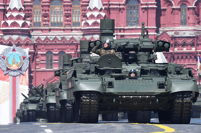 Xe chiến đấu hỗ trợ xe tăng (BMPT)  Terminator (Kẻ hủy diệt) của Nga.