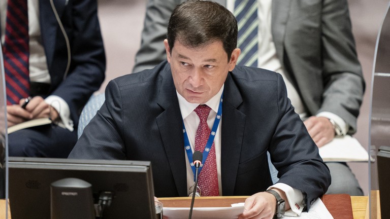 Phó đại diện thường trực của Nga tại Liên Hợp Quốc Dmitry Polyansky.