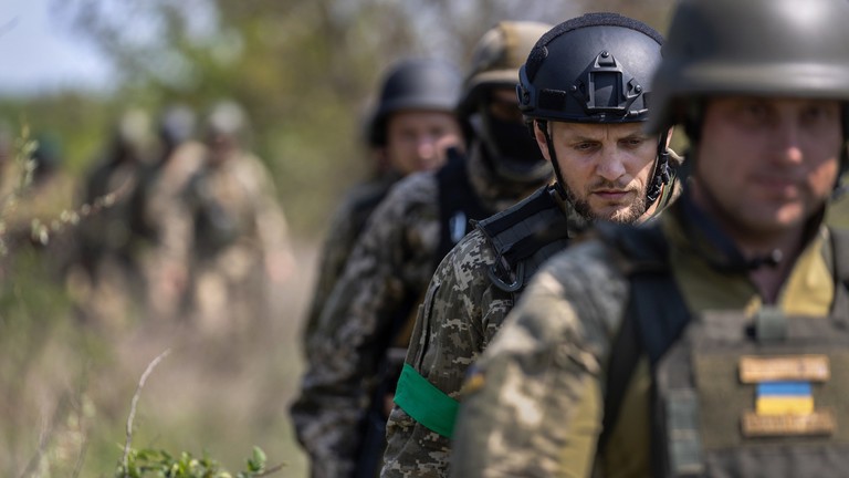 Lính bộ binh Ukraine (Ảnh: John Moore/Getty Images)