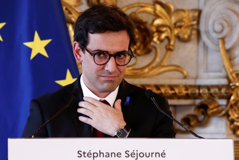 Ngoại trưởng Pháp Stephane Sejourne.