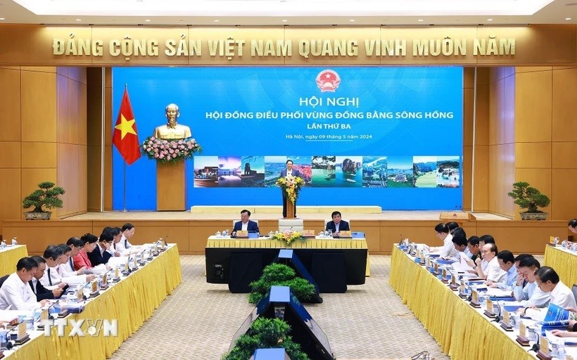 Thủ tướng Phạm Minh Chính phát biểu chỉ đạo hội nghị. (Ảnh: Dương Giang/TTXVN) 