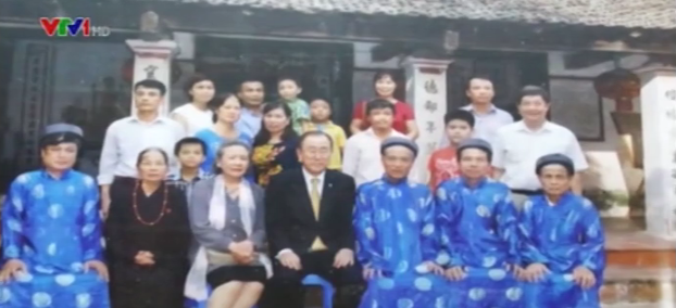 Chuyện chưa kể về chuyến thăm dòng họ Phan Huy của Tổng Thư ký LHQ Ban Ki-moon