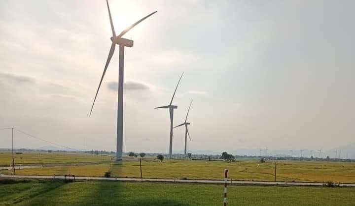 Một dự án điện gió tại huyện Đắk Song, tỉnh Đắk Nông.