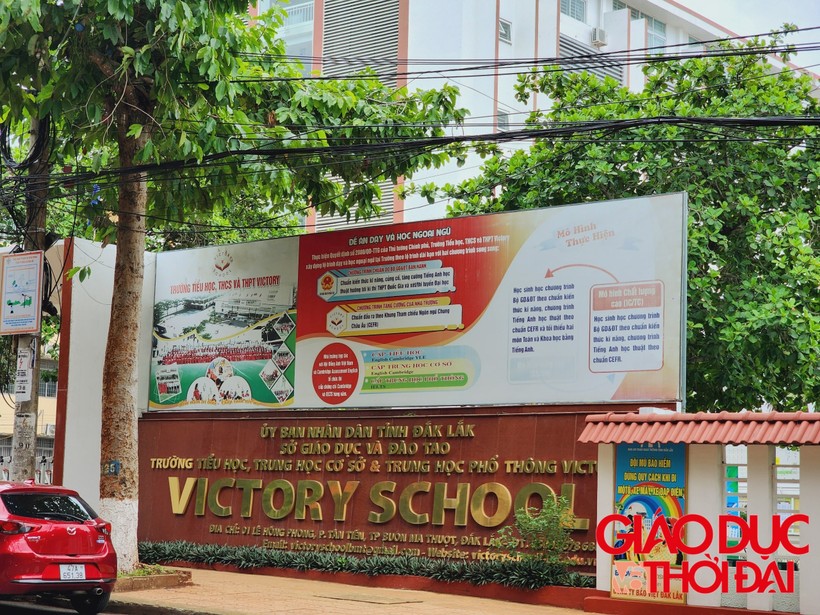 Trường Victory tỉnh Đắk Lắk (Ảnh: Quang Cảnh)