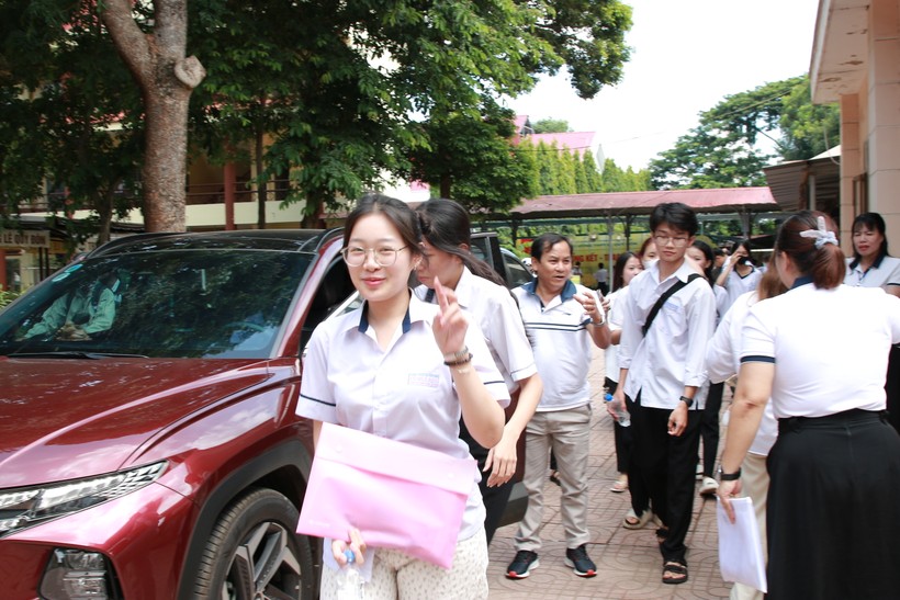 Thí sinh Đắk Lắk tham dự Kỳ thi tốt nghiệp THPT năm 2024. (Ảnh: TT).