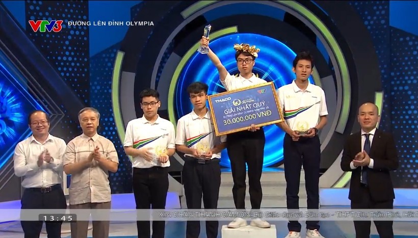 Nguyễn Trọng Thành giành vòng nguyệt quế trận thi quý 4 Đường lên đỉnh Olympia năm thứ 23.
