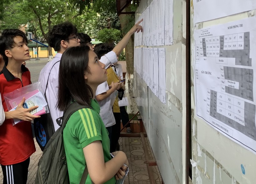 Học sinh Hà Nội dự thi lớp 10 THPT năm 2023.