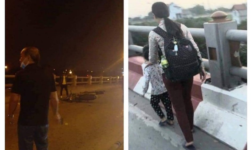 Đi bộ trên cầu Thanh Trì, một phụ nữ bị xe máy tông tử vong