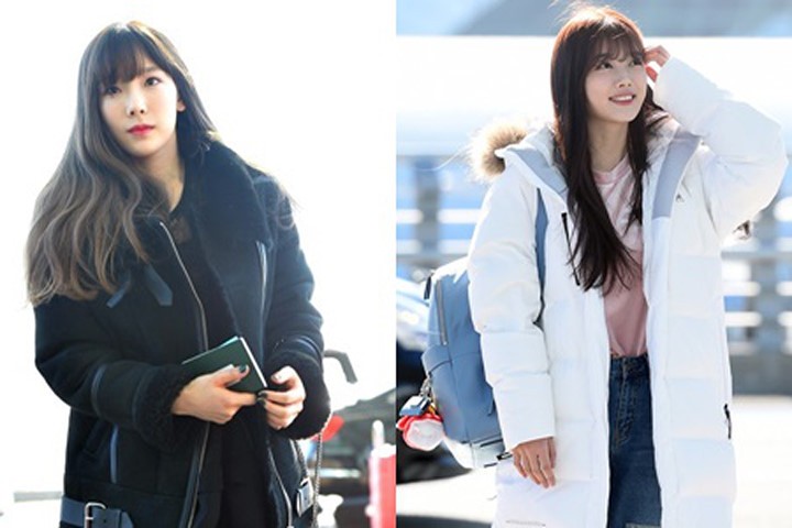 Taeyeon, Kim Yoo Jung đẹp tựa thiên thần tại sân bay đi dự MAMA 2016