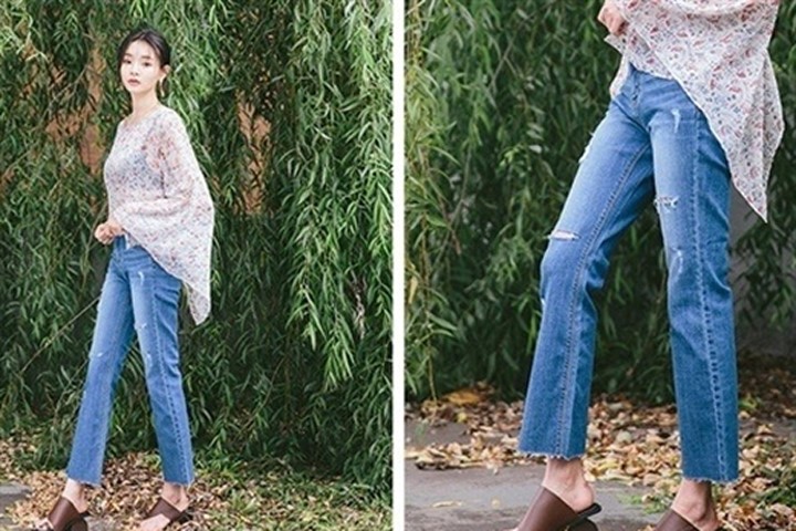 Những kiểu quần jeans không thể thiếu khi xuống phố ngày hè