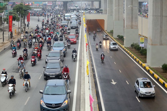 Trong 10 tháng, Hà Nội xử lý được 9 điểm ùn tắc giao thông. Ảnh minh họa