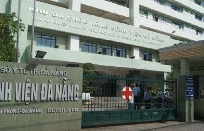 Bệnh viện Đà Nẵng, nơi xảy ra vụ việc.