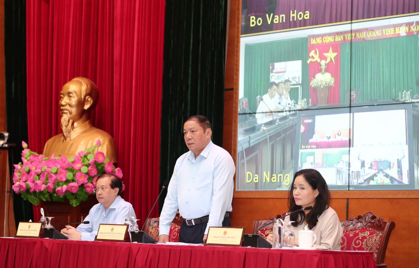 Bộ trưởng Nguyễn Văn Hùng cho biết, ngành Văn hóa chưa bao giờ nhận được sự quan tâm lớn từ toàn xã hội như hiện nay. Ảnh: Bộ VH-TT&DL.