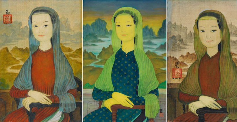Chuyện ít biết về 3 phiên bản 'Mona Lisa' Việt Nam