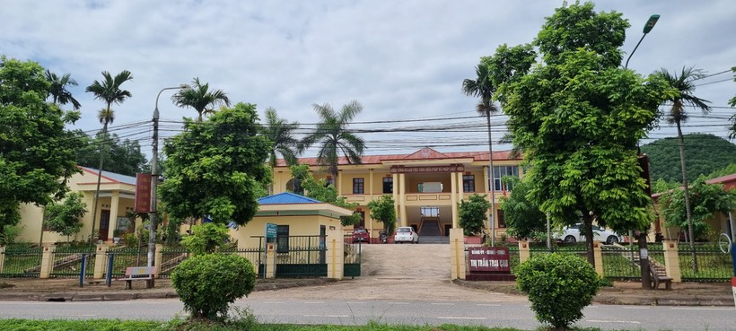 Trụ sở UBND thị trấn Trại Cau - Đồng Hỷ.