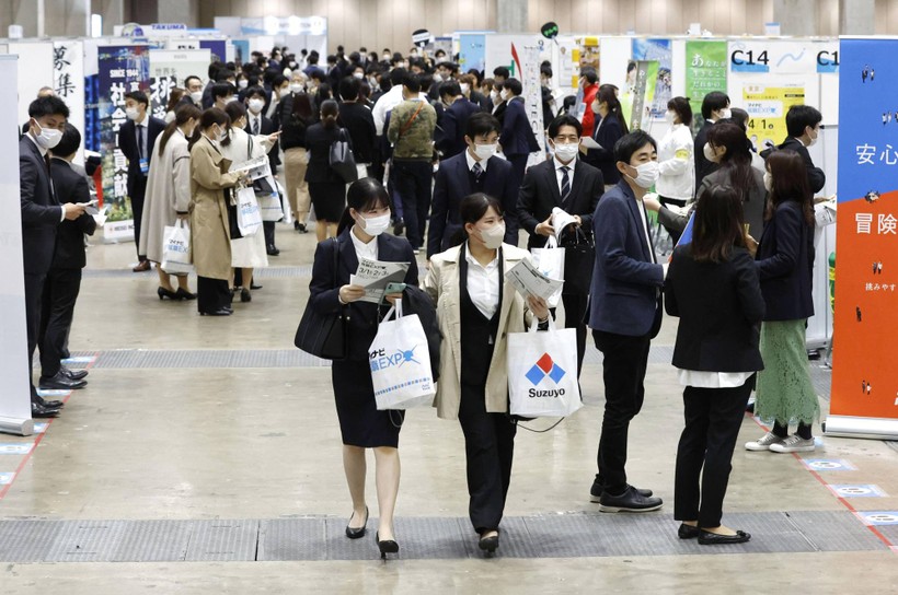 Sinh viên Nhật Bản tham gia hội thảo việc làm hồi tháng 3/2023.