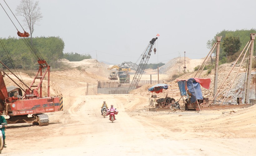 Dự án cao tốc Khánh Hòa - Buôn Ma Thuột (Dự án thành phần 3) có nguy cơ chậm tiến độ. (Ảnh: TT)