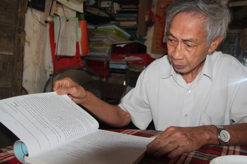 Thầy giáo Phạm Quang Đại - nhà nghiên cứu lịch sử làng Đông Ngạc.