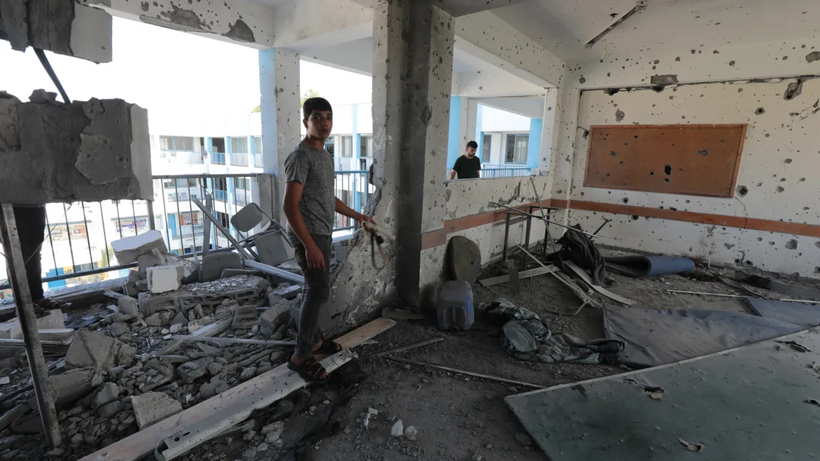 76% trường học ở Gaza bị hư hại hoặc phá hủy.