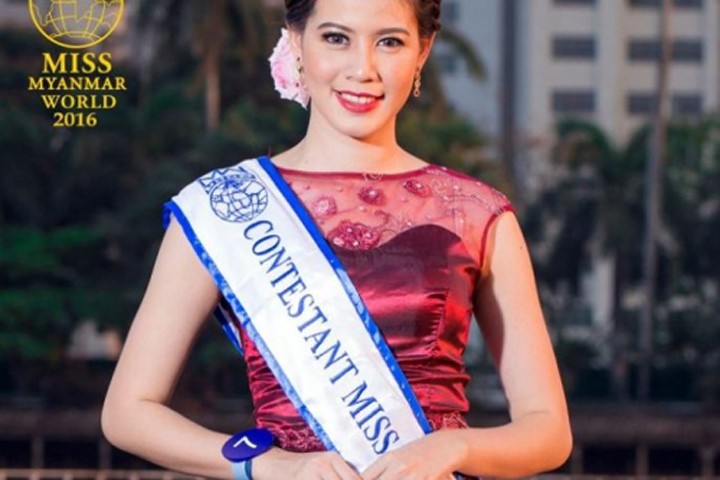 Thí sinh Hoa hậu Thế giới Myanmar đột tử ở tuổi 24