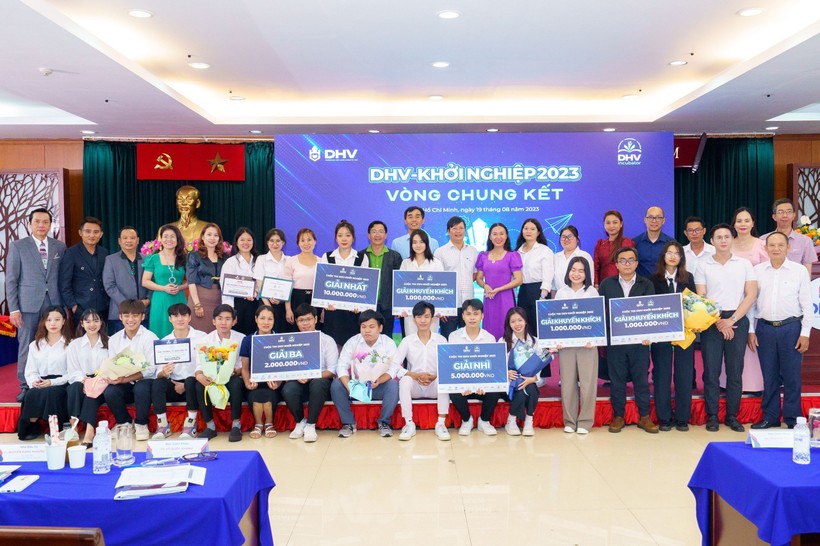 Vòng chung kết cuộc thi “DHV – Khởi nghiệp 2023” do Trường ĐH Hùng Vương TPHCM tổ chức với mục đích thúc đẩy tinh thần khởi nghiệp cho sinh viên