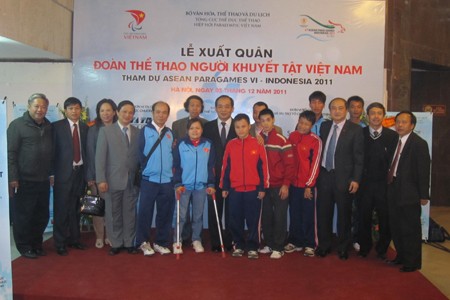 Đoàn TTVN tham dự ASEAN Paragames 2011: Phấn đấu Top 3