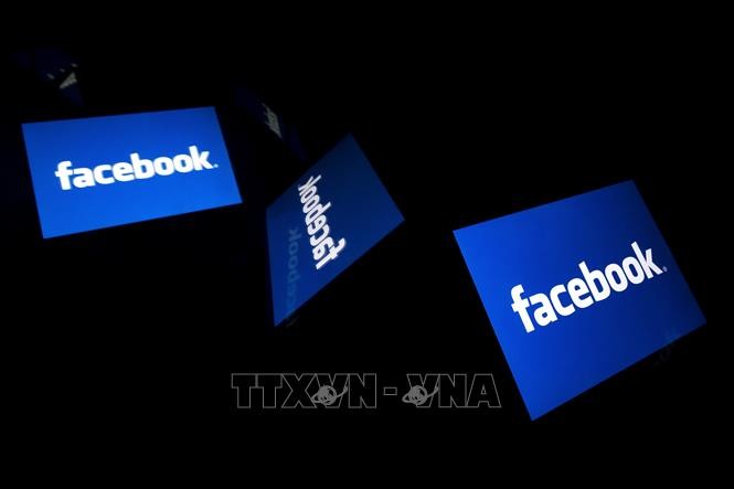 Biểu tượng mạng xã hội Facebook. Ảnh: AFP/TTXVN.