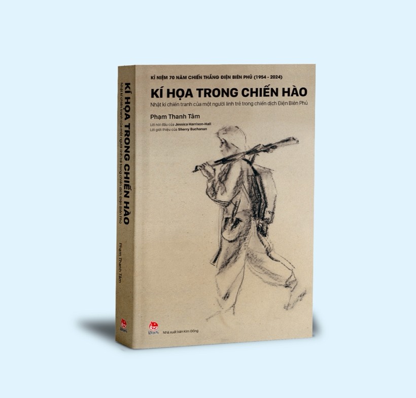 Cuốn “Kí họa trong chiến hào” của họa sĩ Phạm Thanh Tâm được NXB Kim Đồng phát hành.