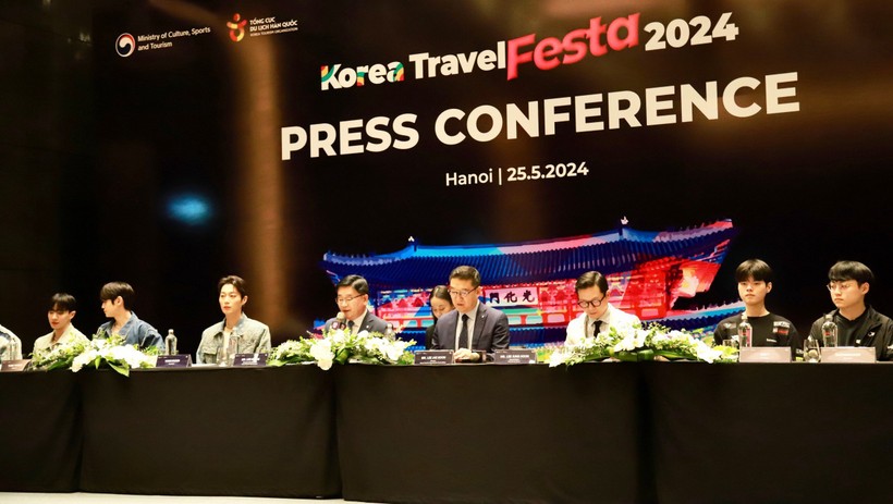 Buổi họp báo do Bộ VHTT&DL Hàn Quốc, Tổng Cục Du lịch Hàn Quốc (KTO) tổ chức.
