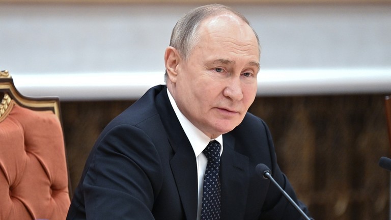 Tổng thống Nga Vladimir Putin tham gia đàm phán Nga-Belarus tại Cung Độc lập ở Minsk, Belarus, ngày 24/5/2024.