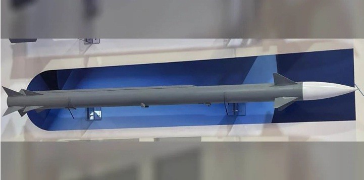 Tên lửa Sky Spear tại Triển lãm hàng không quốc tế Paris 2023.