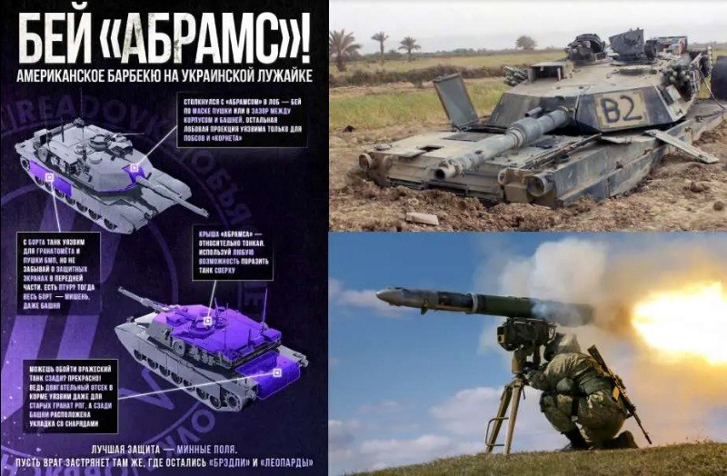 Những điểm yếu trên Abrams được Nga công bố.