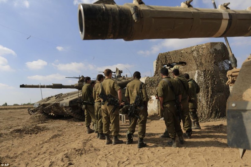 Lực lượng IDF trong chiến dịch tấn công vào Gaza. 