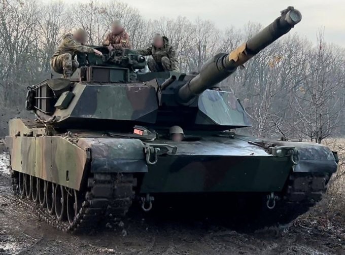 Xe tăng M1A1 Abrams của Ukraine.