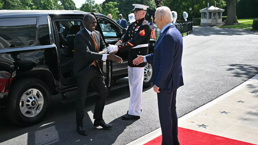 Tổng thống Joe Biden đón Tổng thống Kenya William Ruto thăm Mỹ.