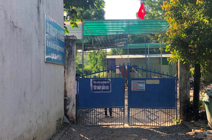 Trường THPT Vĩnh Xương, nơi xảy ra vụ việc.