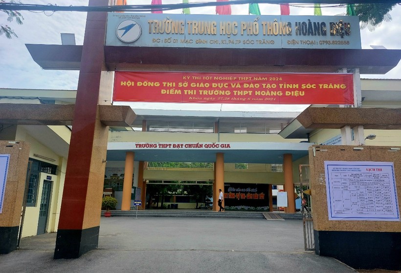 Điểm thi Trường THPT Hoàng Diệu, TP Sóc Trăng, tỉnh Sóc Trăng.