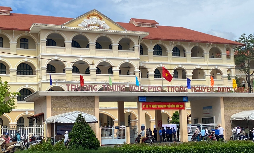 Điểm thi Trường THPT Nguyễn Đình Chiểu (TP Mỹ Tho, Tiền Giang).