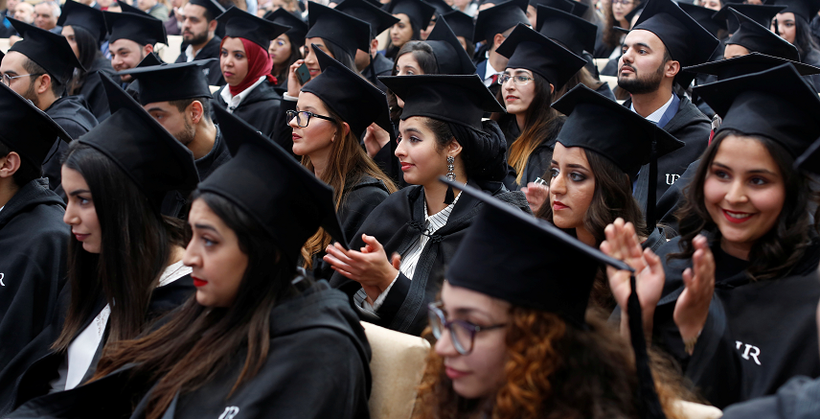 Sinh viên Maroc trong ngày tốt nghiệp.